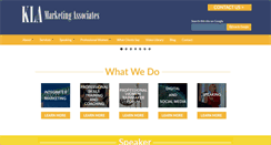 Desktop Screenshot of klamarketing.com